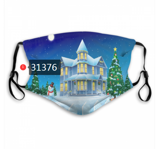 2020 Merry Christmas Dust mask with filter 47->mlb dust mask->Sports Accessory